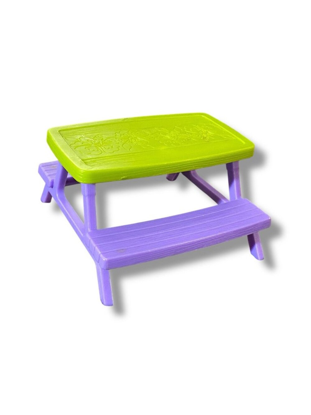 Fisher Price Loving Family Dollhouse Purple & Green Camping Picnic Table